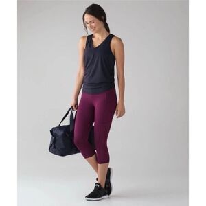 Lululemon Mind Over Miles 17" Leggings Marvel Size 4 Cropped